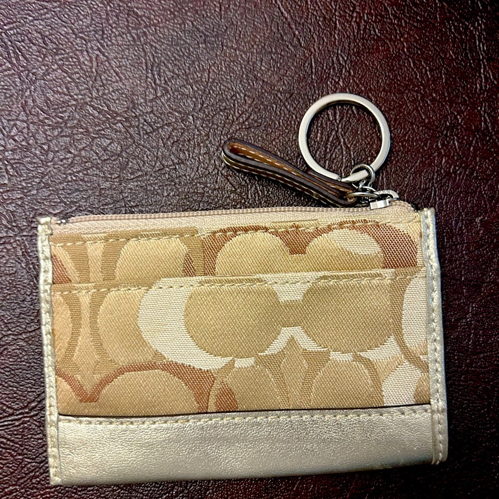 Coach key chain ID holder , never used.